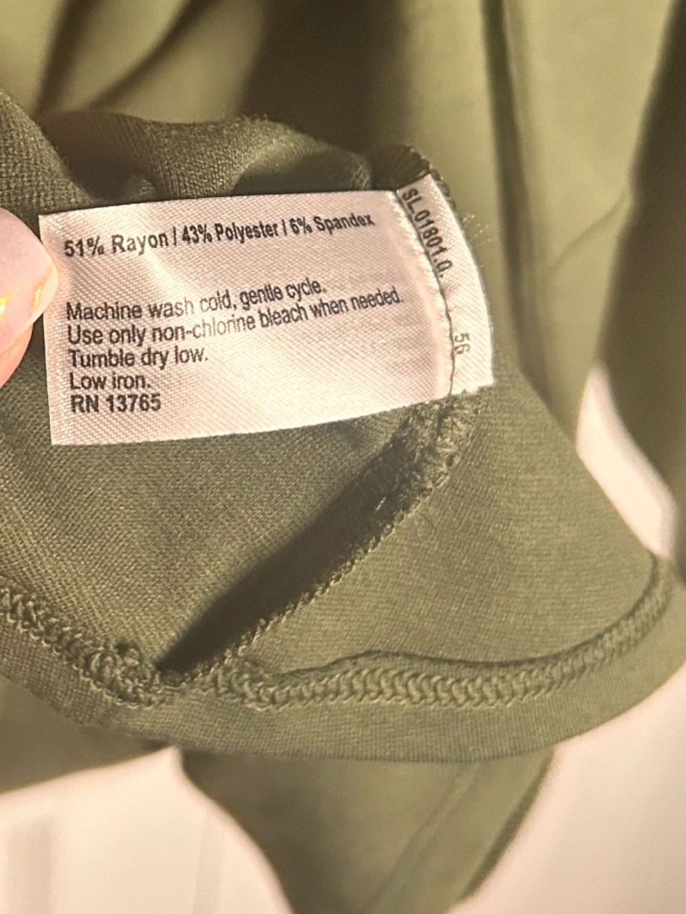 Fruit Of The Loom "Seek No Further" Women's Ponte Green Cardigan Size Large - Picture 5 of 6